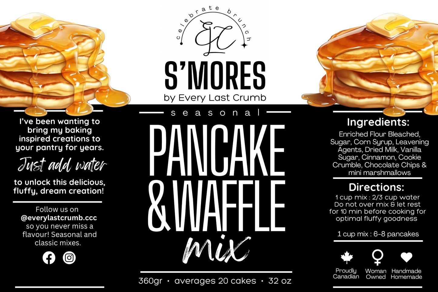 S’Mores • Pancake & Waffle Mix